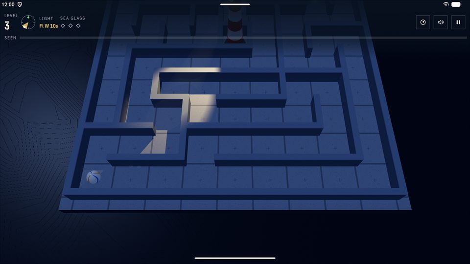 A second maze on a tablet.